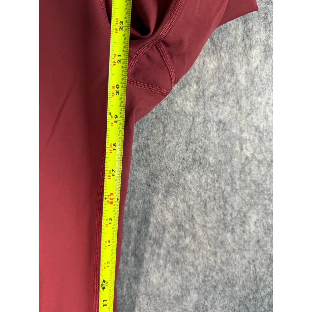 Lululemon Wunder Under Crop High Rise Sz 4 Chianti Luxstreme Leggings 21" Inseam - Picture 8 of 8